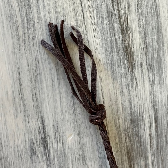 Pointelle Open Front Sweater Sz Large - Picture 6 of 8